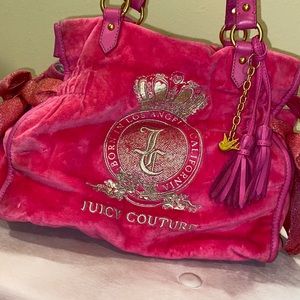 Juicy couture hot pink tote / purse